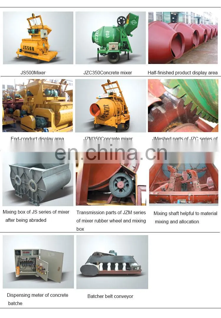 New Arrival Stationary 600 Litre Concrete Pan Mixer