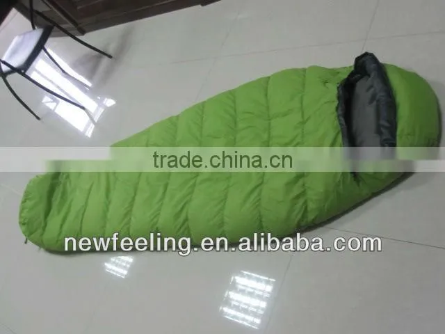 100% white duck down sleeping bag