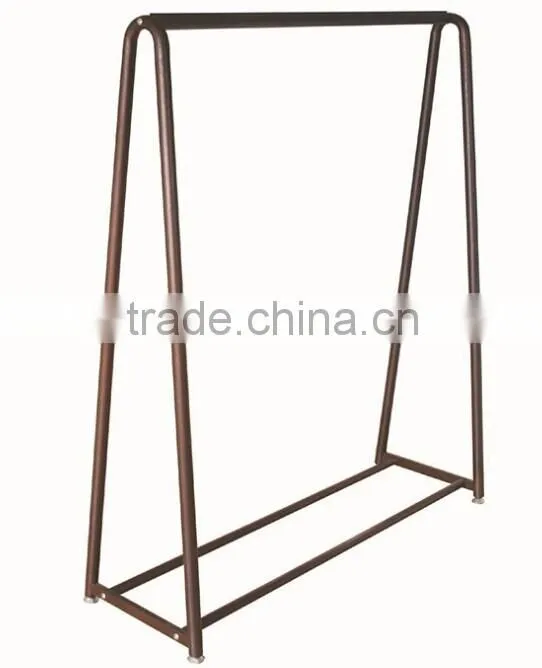 Flooring Stand Classic Style Garment Rack for Clothing Shop