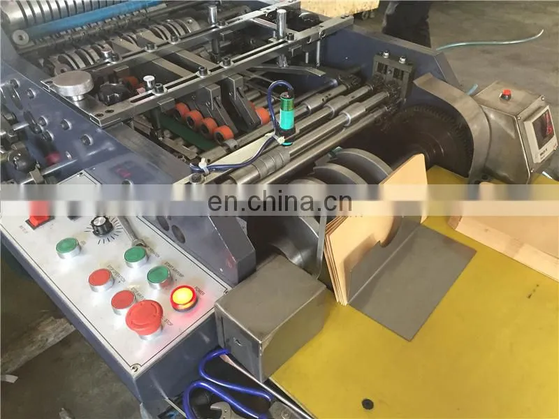 ZF250A Automatic Credit card protector making Machine, RFID blocking sleeve envelope bag folding and gluing equipment