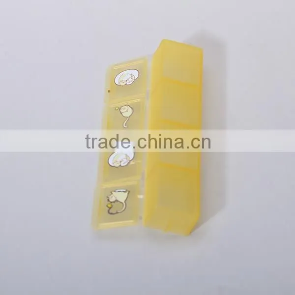 New products listed PP rectangle plastic medicine box storage containers