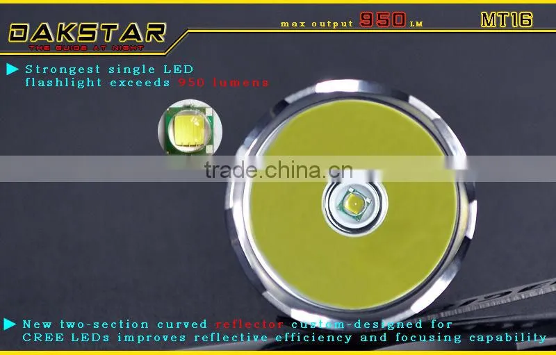DAKSTAR MT16 XML T6 950LM 18650 High Power Tactical Aluminum LED Military Gun Mount CREE Torch