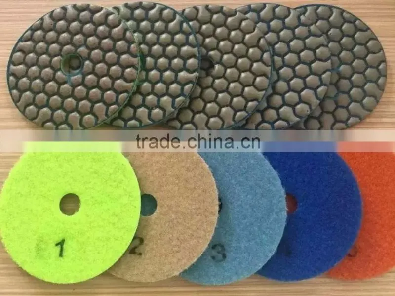 3step dry polishing pads