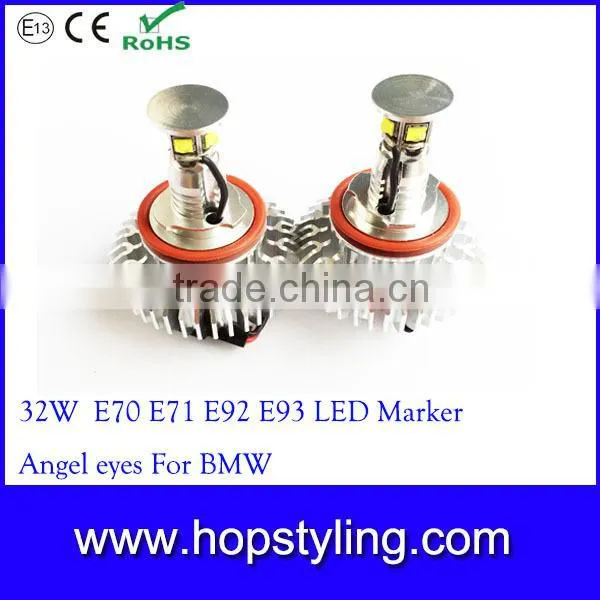 High power 32W car angel eyes led for bmw, E92 H8 Angel eyes for BMW