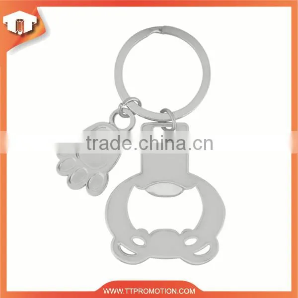 Customized Cheap multiple ring keychain