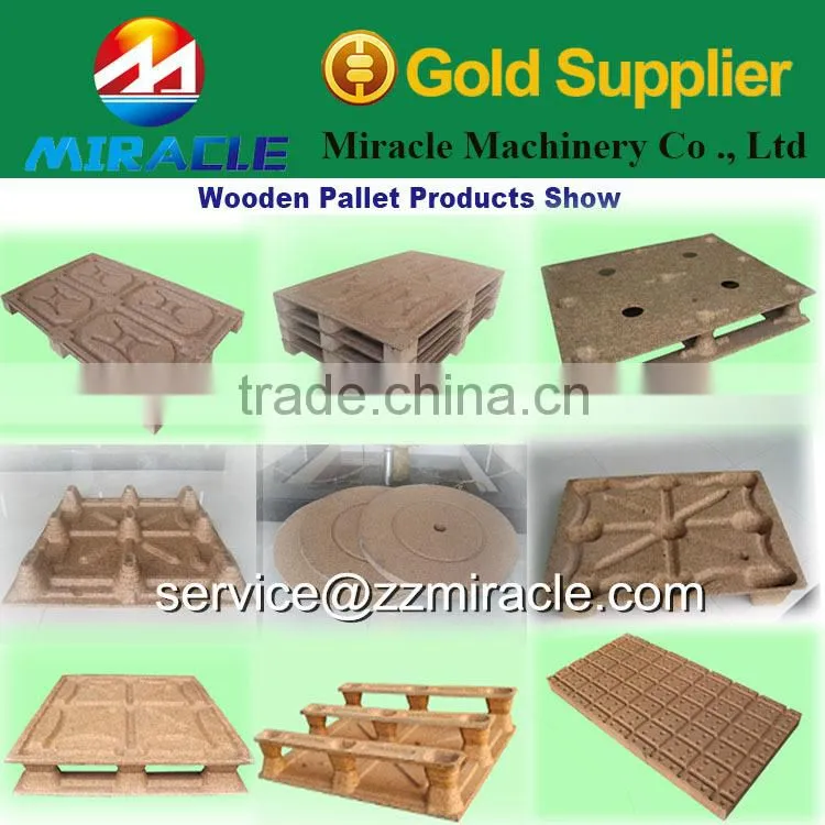 Automatic wooden pallet making machine with touch screen controller wood molding pallet machines