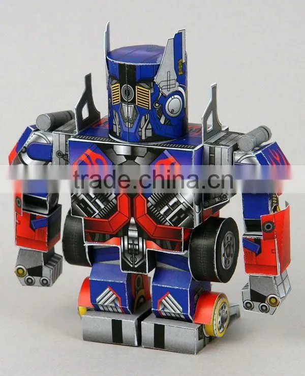 colorful paper robot toy
