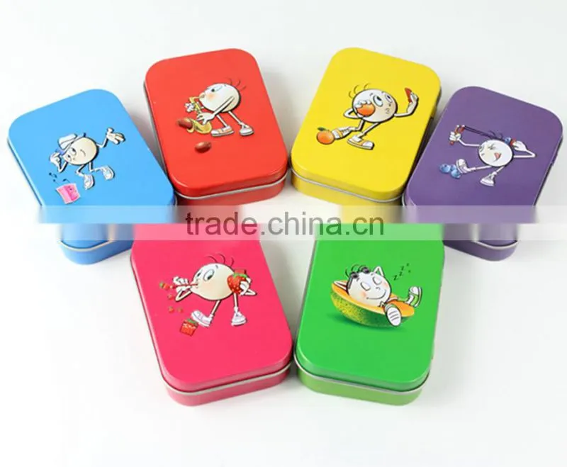 mint candy tin box