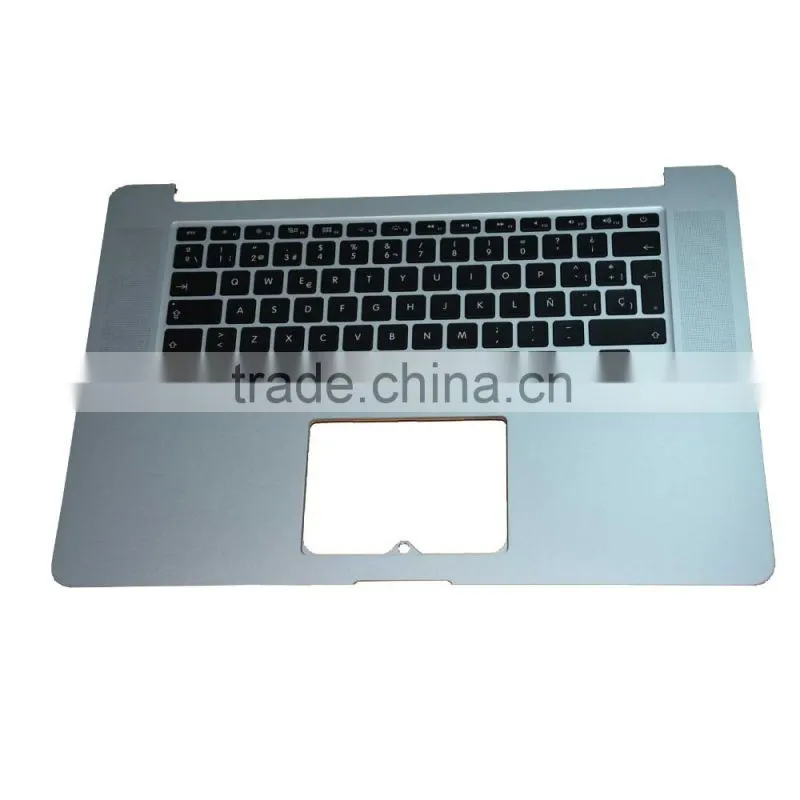 A1398 Top case with keyboard 2013 Spanish layout For Apple MacBook Pro Retina