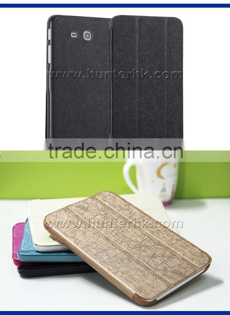 Shiny Material Smart Case Tablet Case For Tab 3