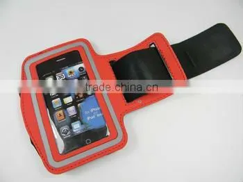 Neoprene sports mobile phone arm pouch