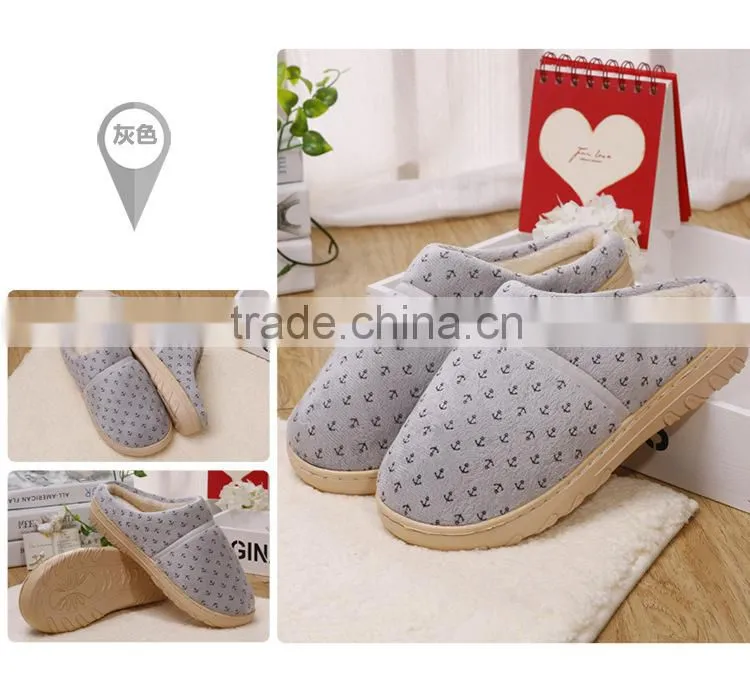 best warm indoor cotton slipper winter slipper for candy colour