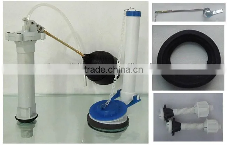Ceramic toilet cistern filling floating valve flush valves
