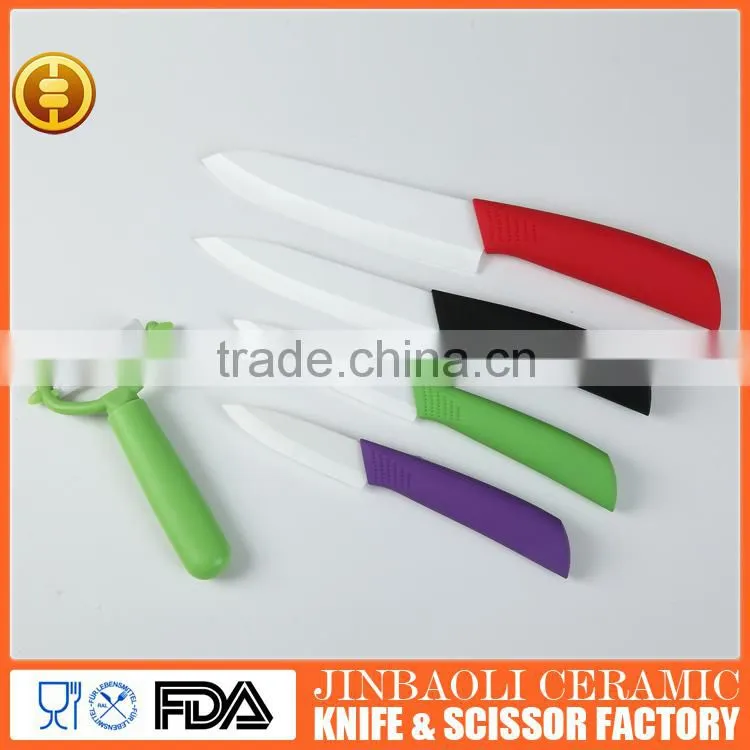 fashion zirconium oxide color knife set