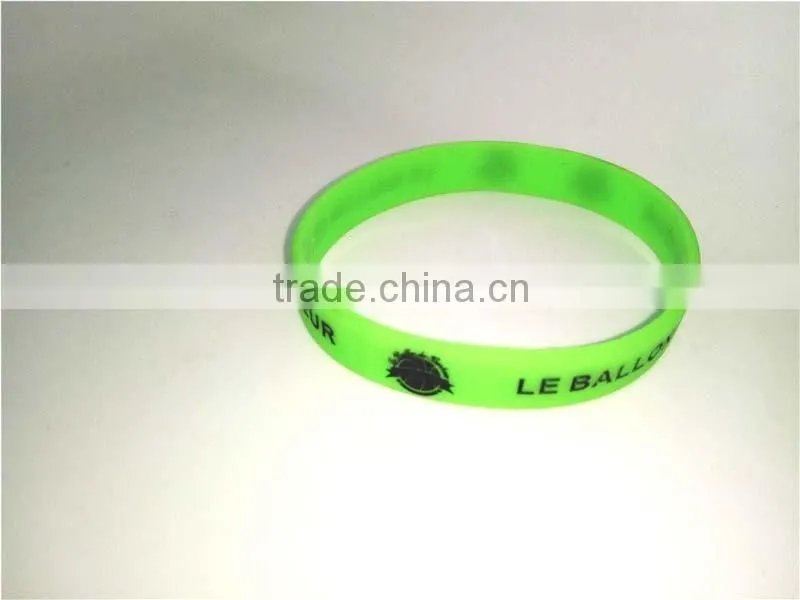 Popular Design Durable Letter Wristbands Silicone Thin Bracelet Manufacturer