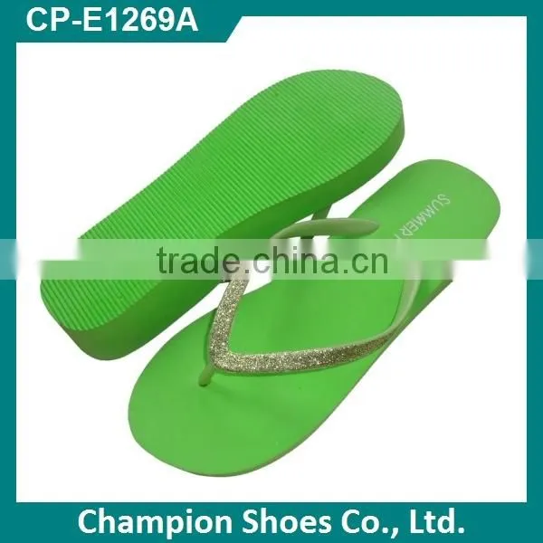 Hot-selling Trendy Ladies High Heel Slippers Rubber Sandals