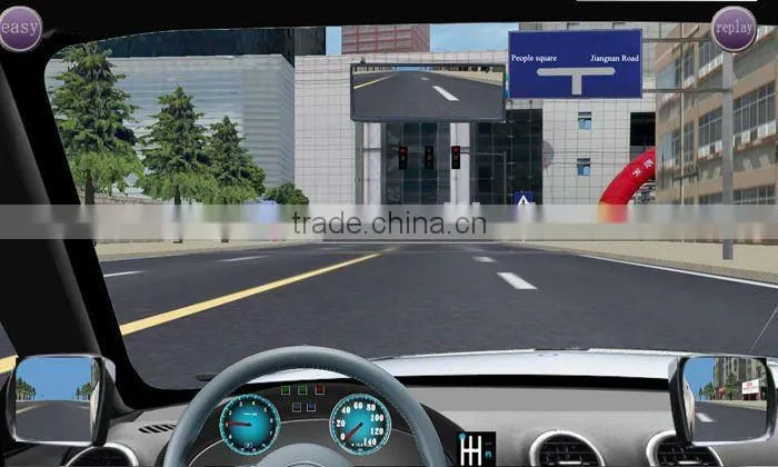 32 inch large LCD screen car driving simulator