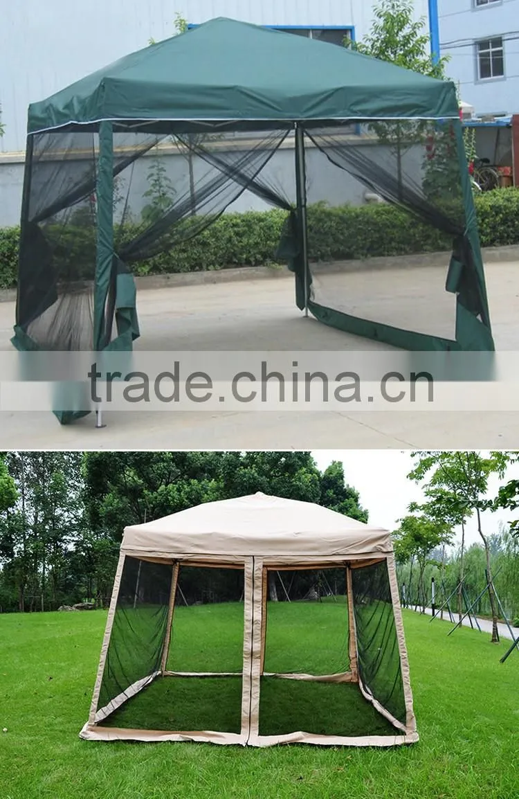 Summer Outdoor Folding Breathable Waterproof Metal Frame Pop Up Outdoor Canopy