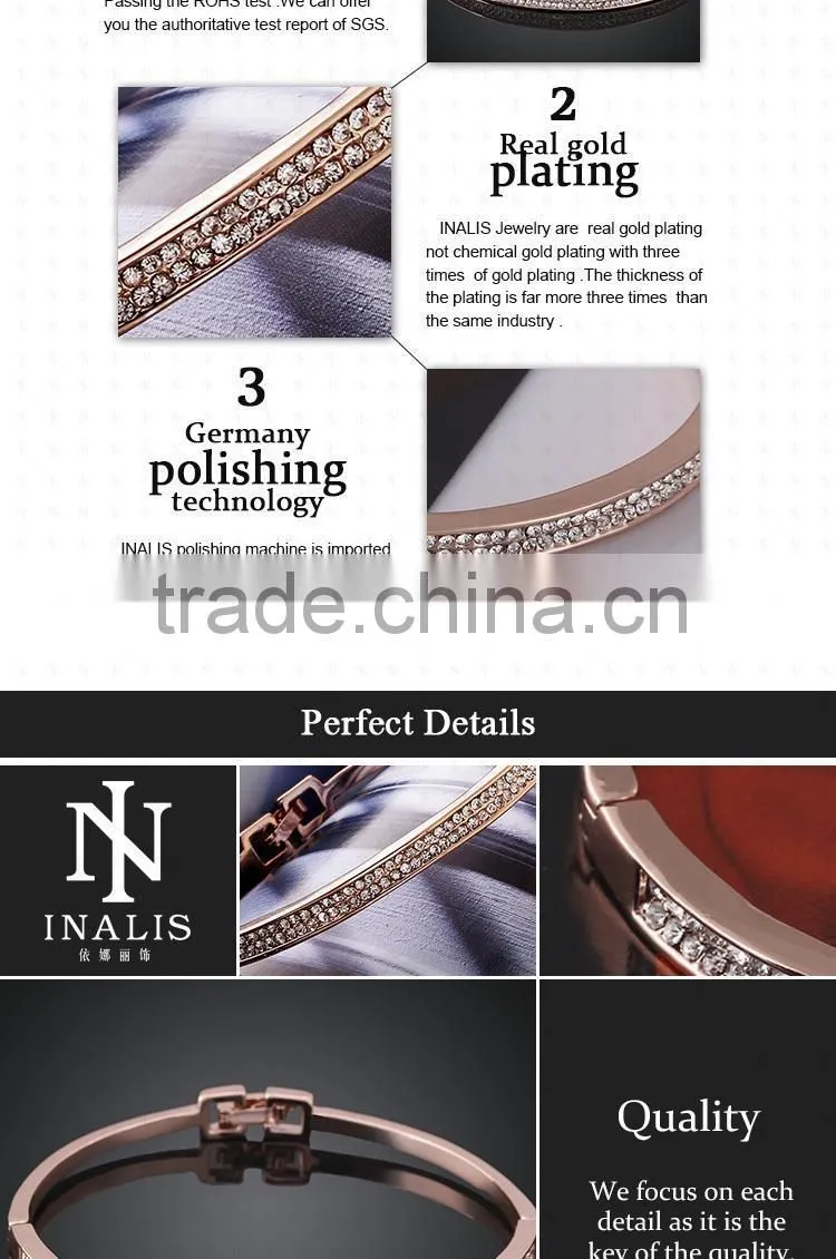 Hanmade Popular Eco-friendly Gold Plated 18k Fashion Kid Bangle