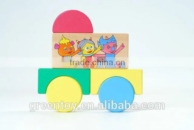 wooden block puzzle educational toys for kids