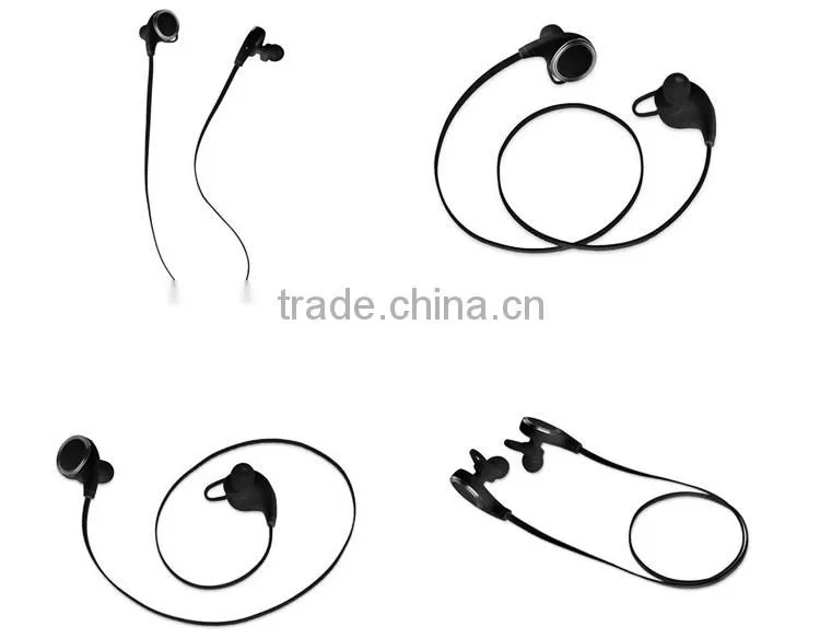Portable leather wireless noise cancelling headphones