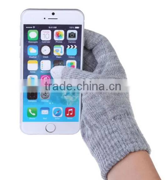 Women Men Touch Screen Soft Cotton Winter Gloves Warmer Smartphone