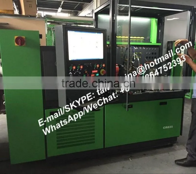 cr825 common rail diesel injector test bench with tesing vp44 red3 4 eui eup HPO piezo injector and pump