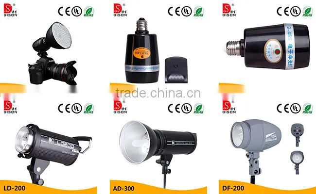 Dison series mini electronic flash light with remote control