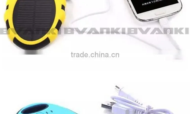 2016 new technology Best Selling Solar Mobile Charger Solar Power Bank Handy Waterproof 50000mah