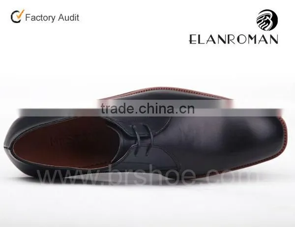 Fashionable classic Black color leather handmade shoe