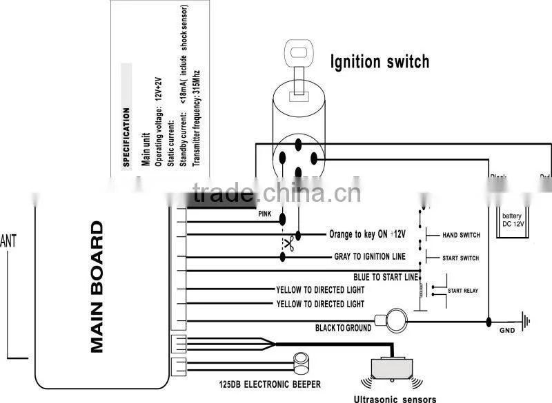 best meritorious alarm system voice motorcycle alarm system /CF803M
