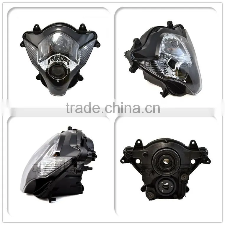 BJ-HLA-001 New arrival ABS plastic custom motorcycle headlight assembly