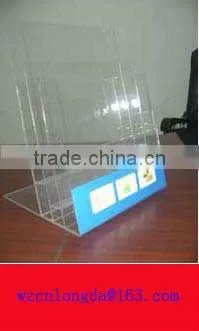 clear acrylic box with dividers