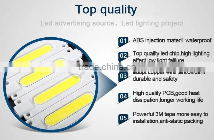 2W Power cob type led module cool white Emitting color and CE.RoHS certification cob power led module