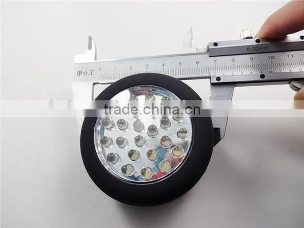 GS-4010 plastic cool 24 led small camping magnetic work light with hook