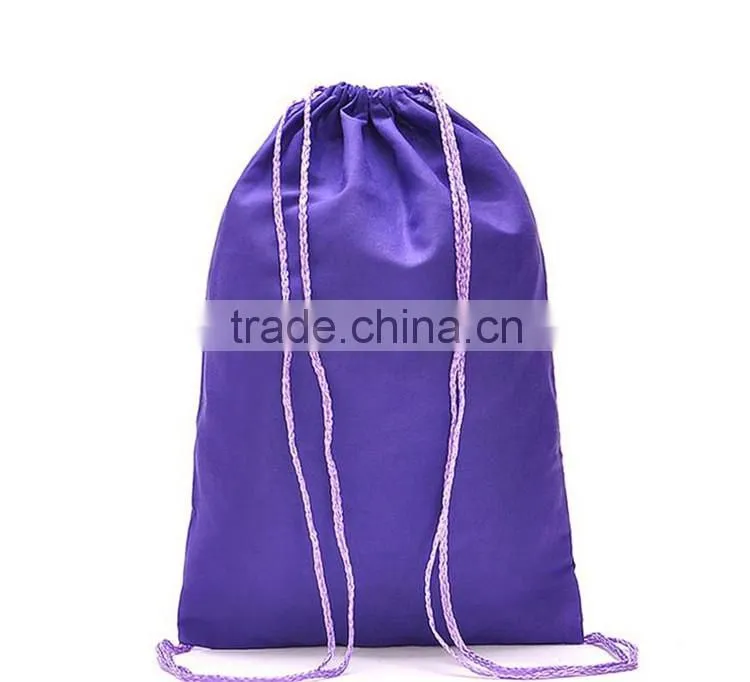 Customized printed drawstring shoe and bag polyester drawstring shoe bag
