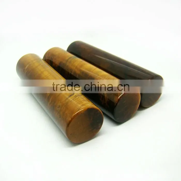 tiger eye stone round gemstone stamp for sale