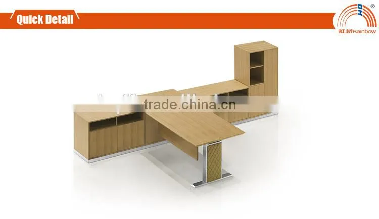 DT-06 L-shape T-shape computer table MDF office table