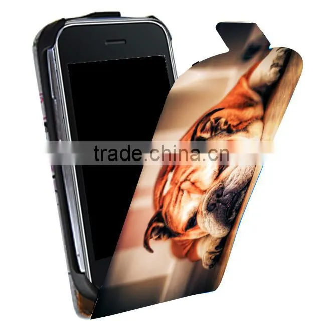 PRINTED PU MAGNETIC LEATHER CASE, FLIP LEATHER CASE FOR LG L FINO