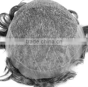 full lace men's toupee hair replacement cancer toupee