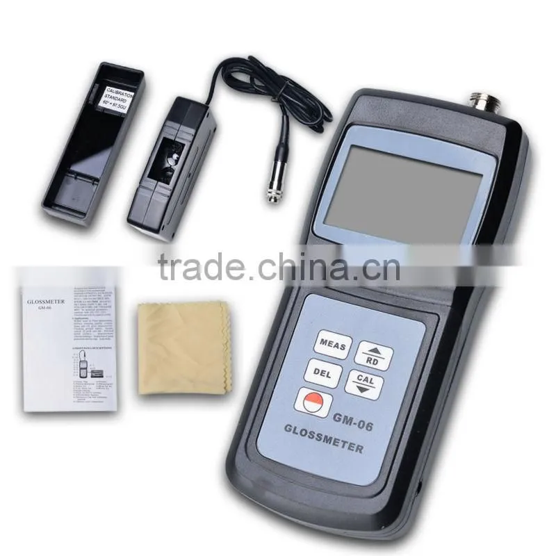 Handheld Digital Gloss Meter 60 Degree Tile Floor Metal Surface 0.1 ~ 200 w