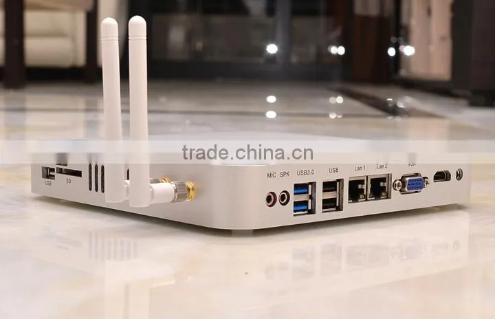 X-26Y 2 lan ports fanless mini pc C1037u Zero Client ,home computer windos xp ,cloud computing pc station!!