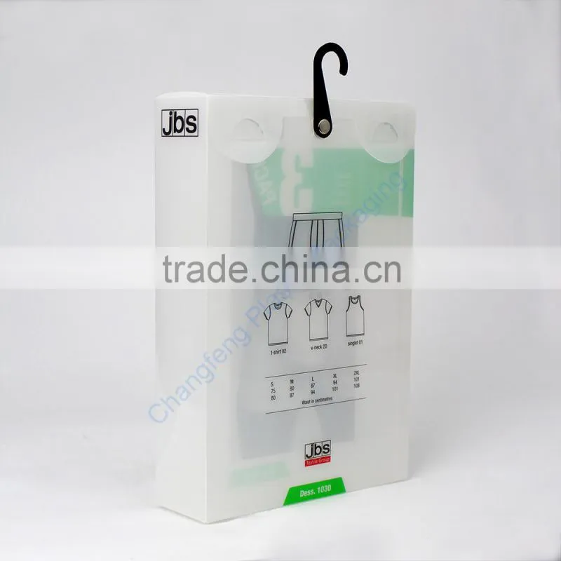 Cutom Logo Design Underwear Packaging Plastic