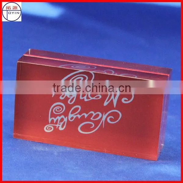 acrylic paperweight with photo inside