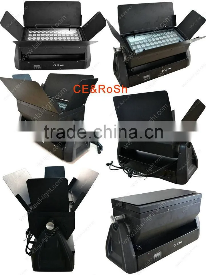 48pcs*10W 4in1 led waterproof outdoor light led city light ip65 48pcs RGBW led wall washer light