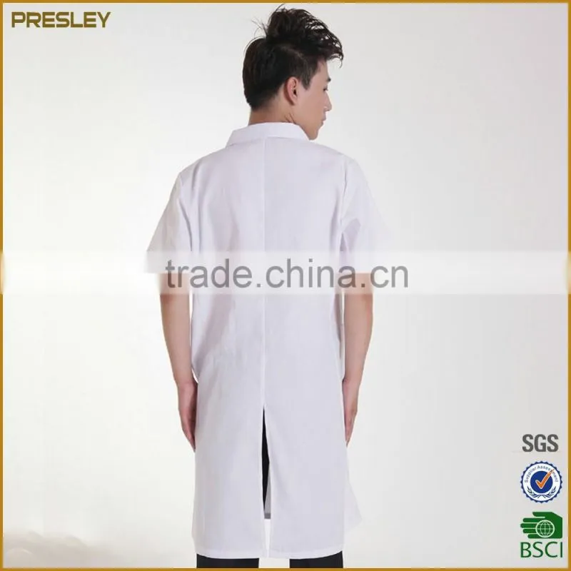 cheap price doctor Uniforms or lab caot in 100% Cotton comfortable dirtproof