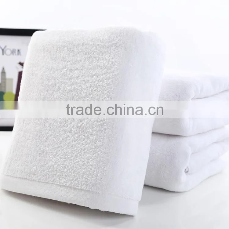 100% cotton and white hotel pool towels