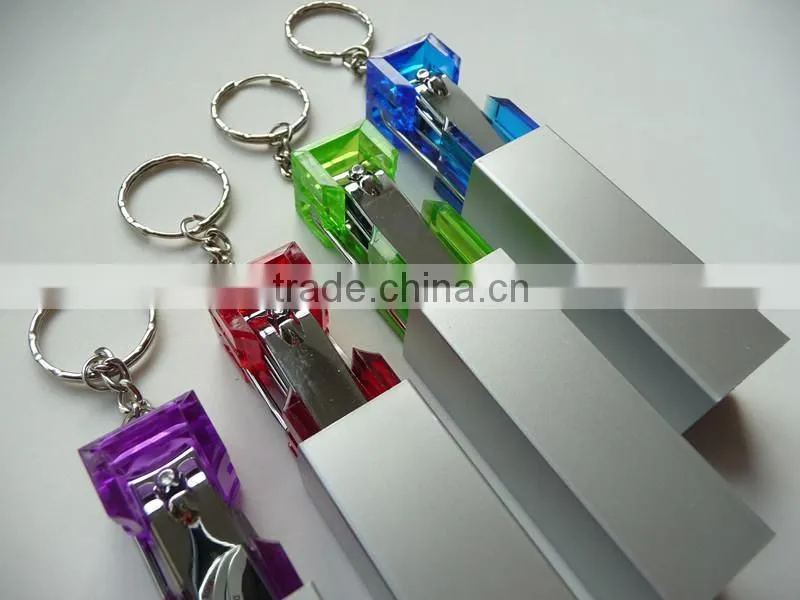 2015 Innovative design Manicure pedicure set with keychain
