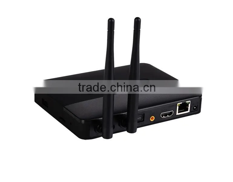 octa core Android 5.1 TV Box RK3368 Cortx-A53 Octa Core 2GB 16GB H.265 4Kx2K BT4.0 With 2 Antenna Smart Media Player