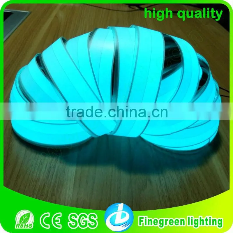 colorful white background blue el light tape-1 year warranty